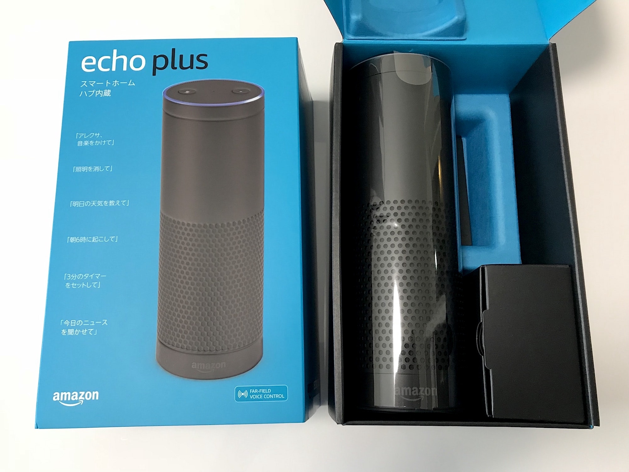 Amazon Echo Plus」を購入。開封の儀・外観レビューまとめ | リアログ